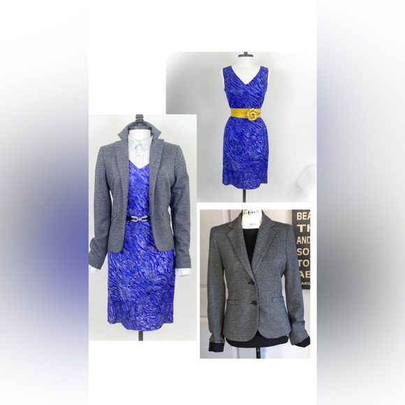 💕Beautiful Blue Banana Republic No Sleeve Sheath Dress💕 - Picture 11 of 11